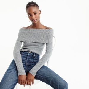 J Crew Off-The-Shoulder Sweater